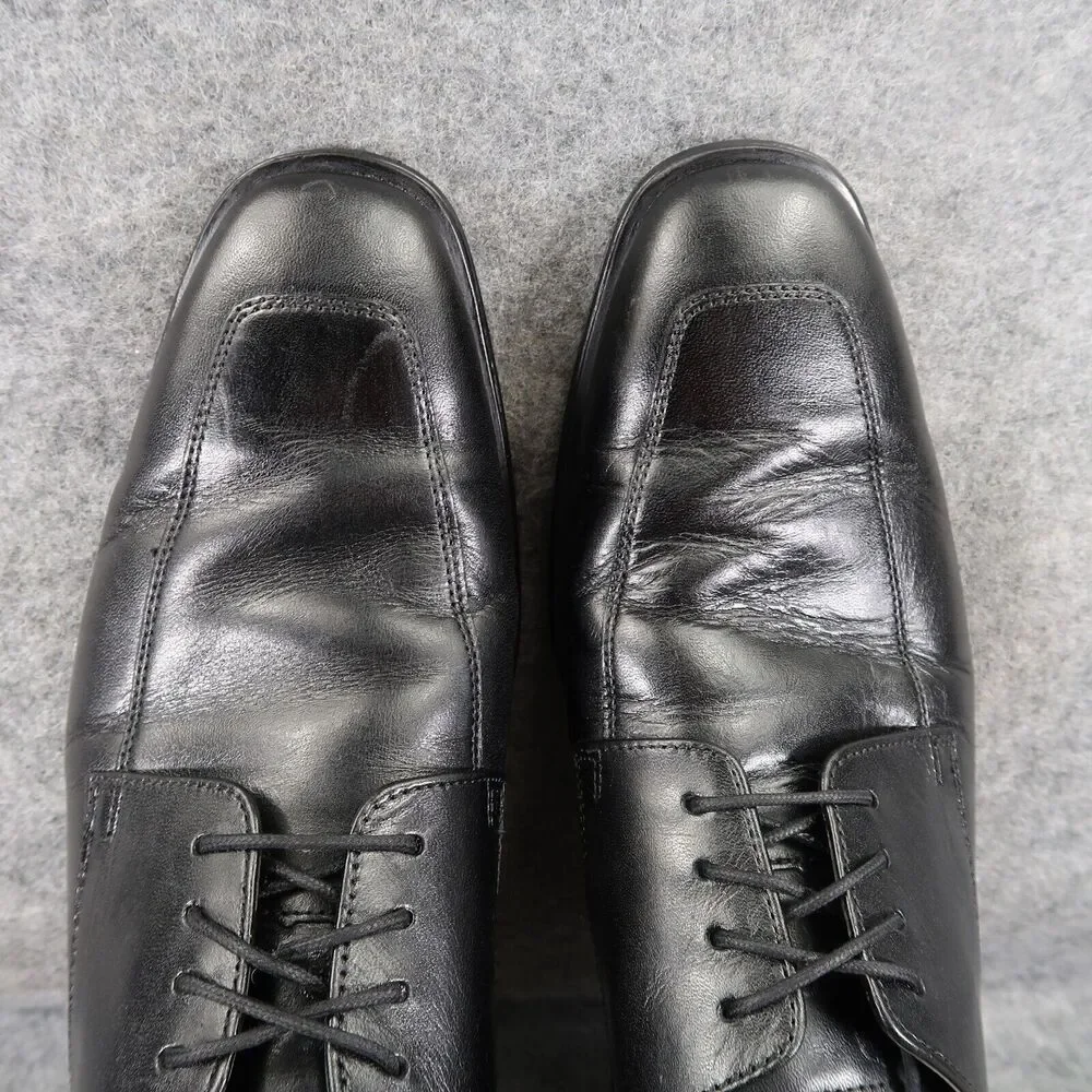 Cole Haan Shoes Mens 8.5 Oxford Classic Formal Leather Black Dress Event Lace Up